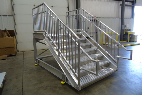Fabrication and Design - Aluminum Stair